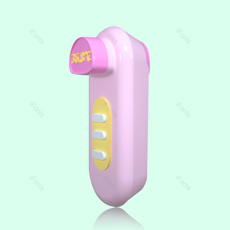 卡通图片,立体元素,医学PNG,粉色免抠素材